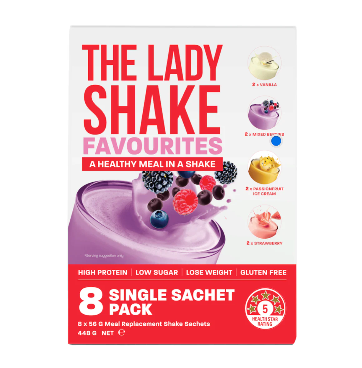 The Lady Shake Favourites Variety 8 Pack - Image 2